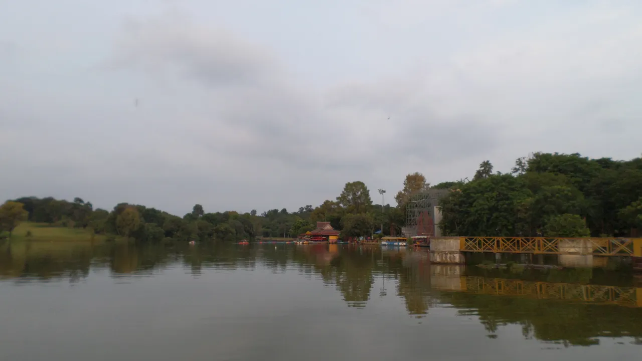 Calm water and greenery at Ayer Keroh Lake in Melaka, venue of the Gegar Joran fishing contest